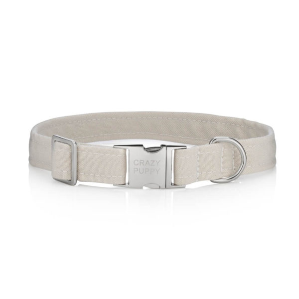 Off white dog collar
