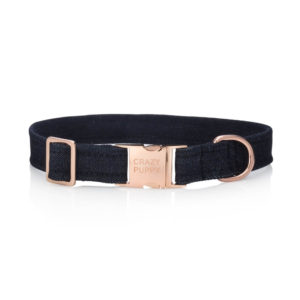 Denim dog collar