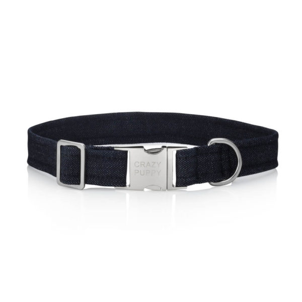Denim dog collar