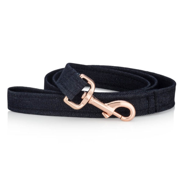 Denim dog collar