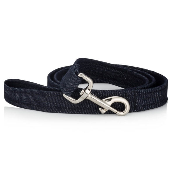 Denim dog collar